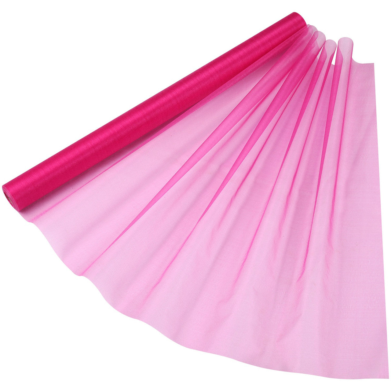 Organza Roll 15mx70cm - Hot Pink