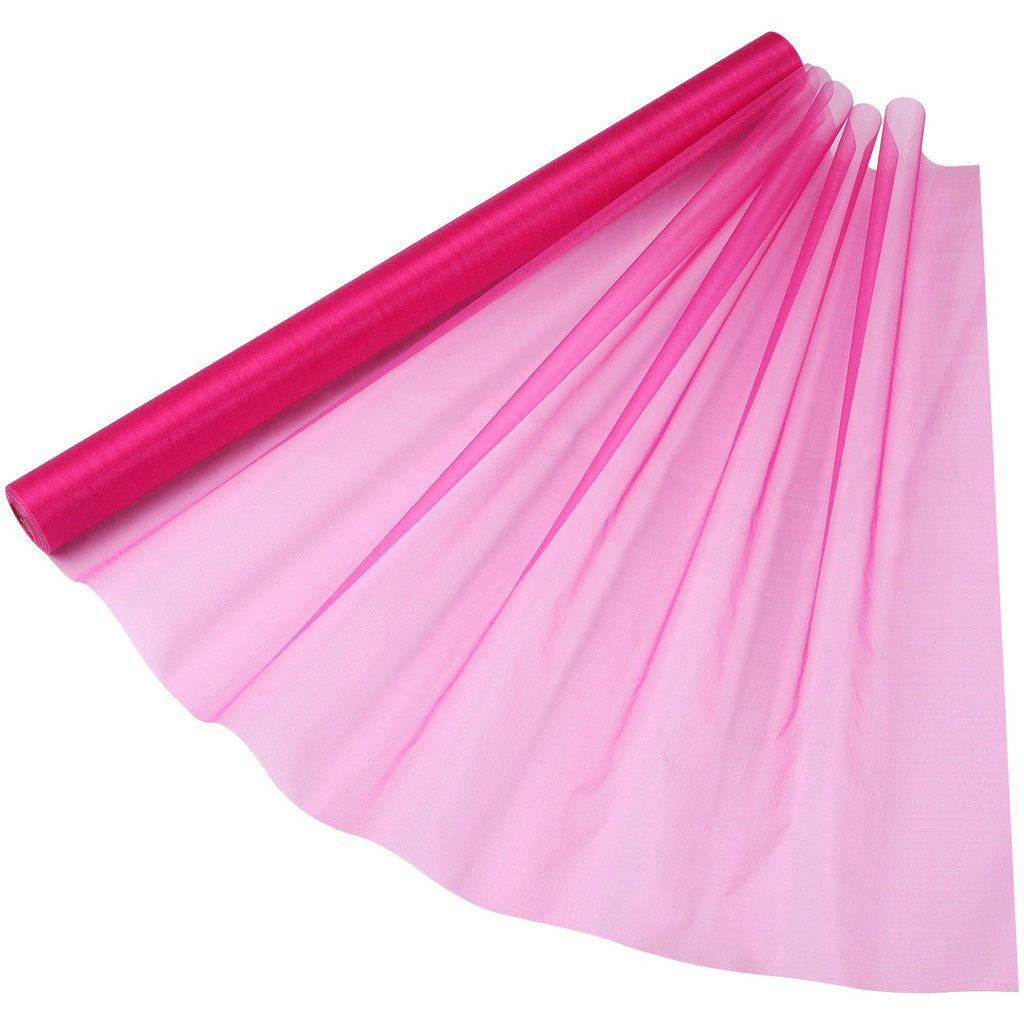 Organza Roll 15mx70cm - Hot Pink