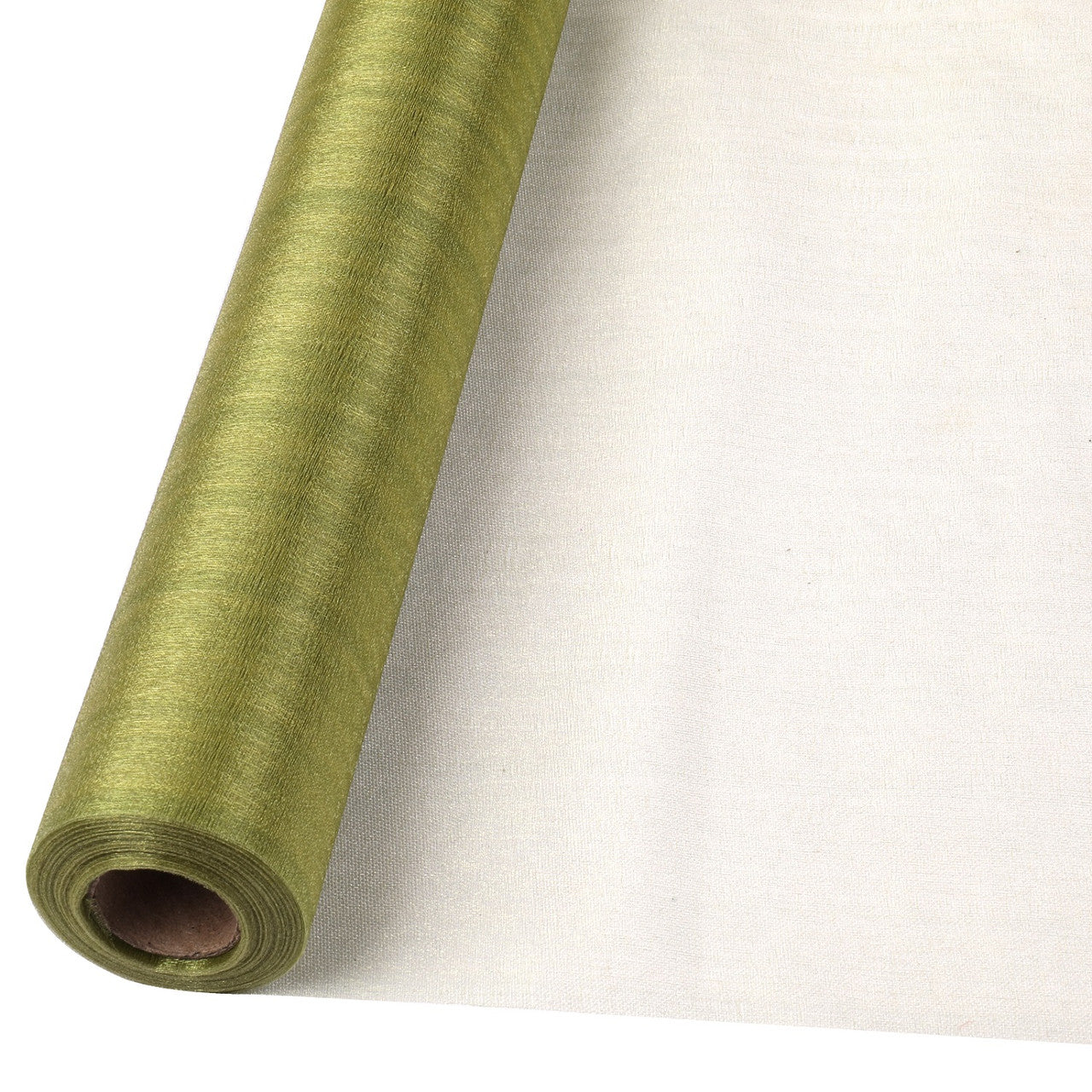Organza Roll 15mx70cm - Olive Green