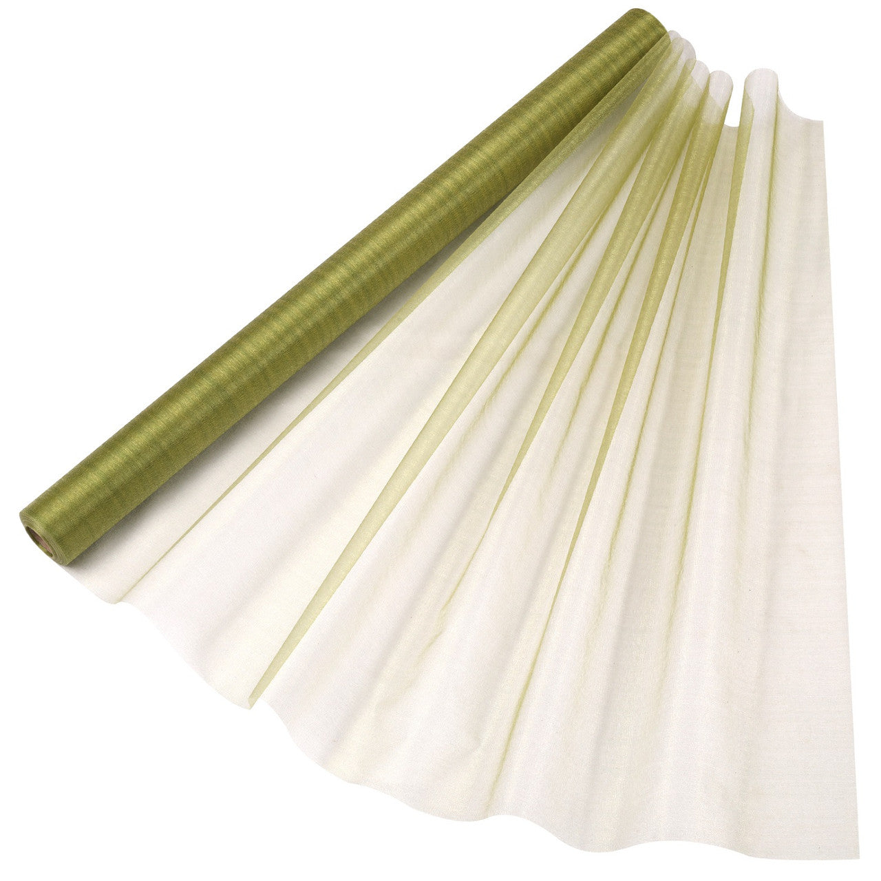 Organza Roll 15mx70cm - Olive Green