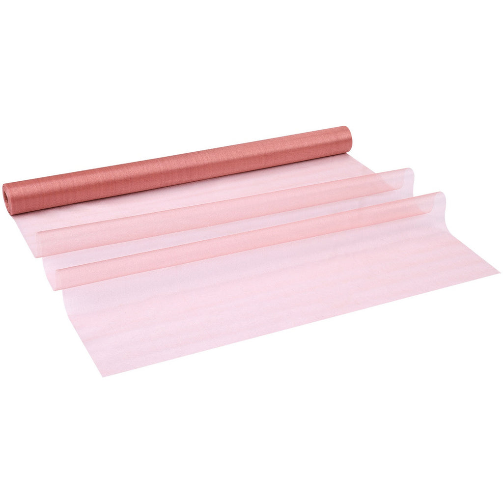 Organza Roll 15mx70cm - Rose Gold