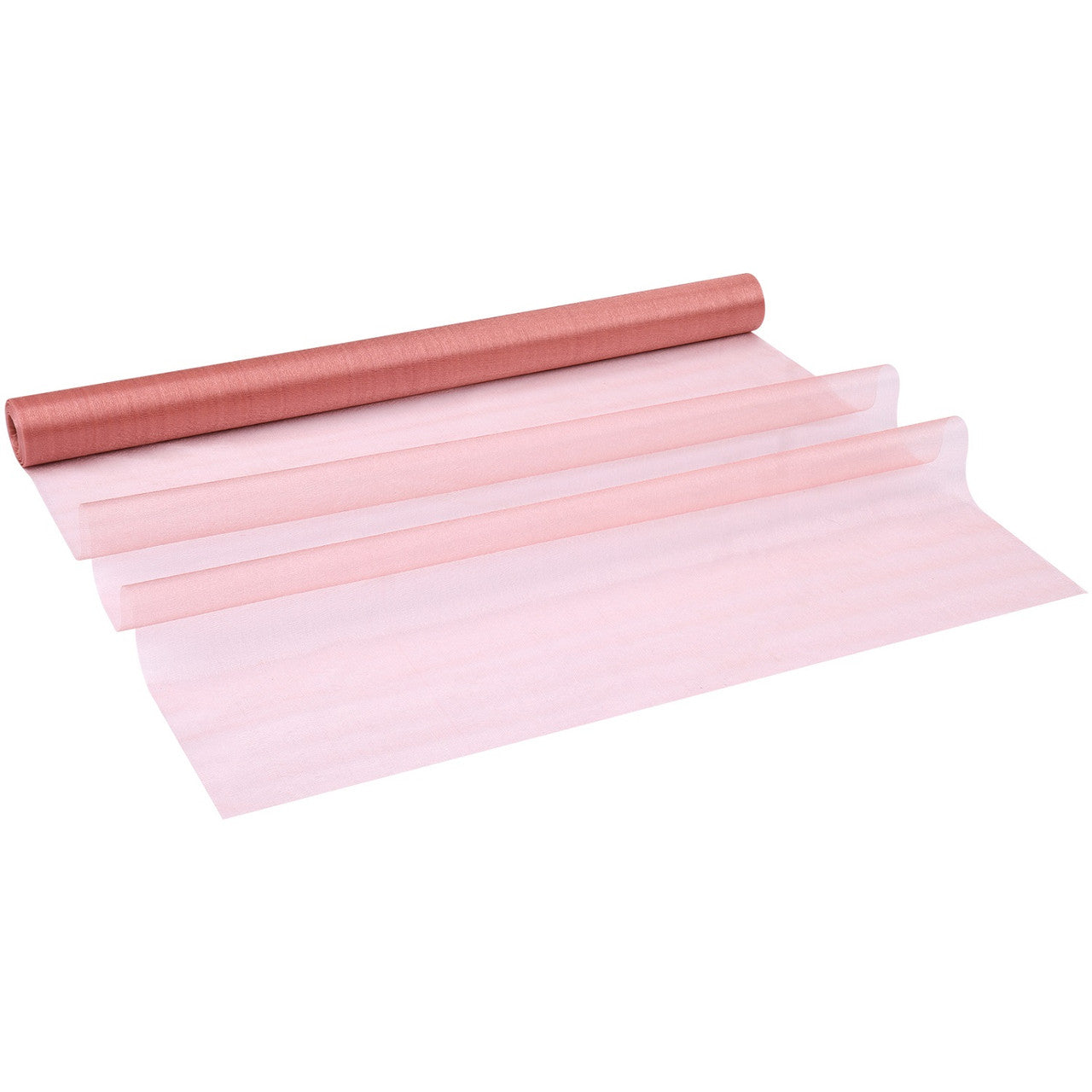 Organza Roll 15mx70cm - Rose Gold