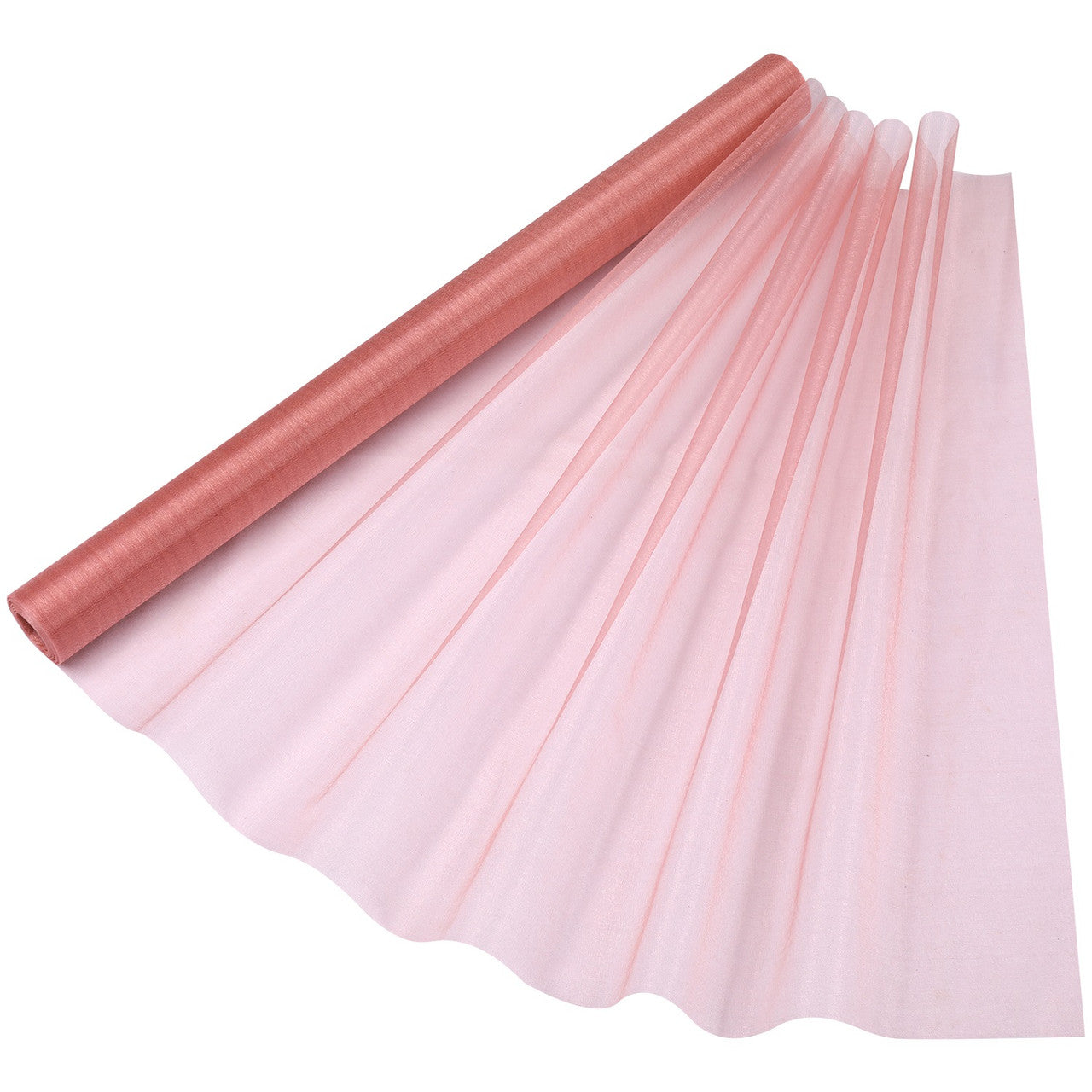 Organza Roll 15mx70cm - Rose Gold