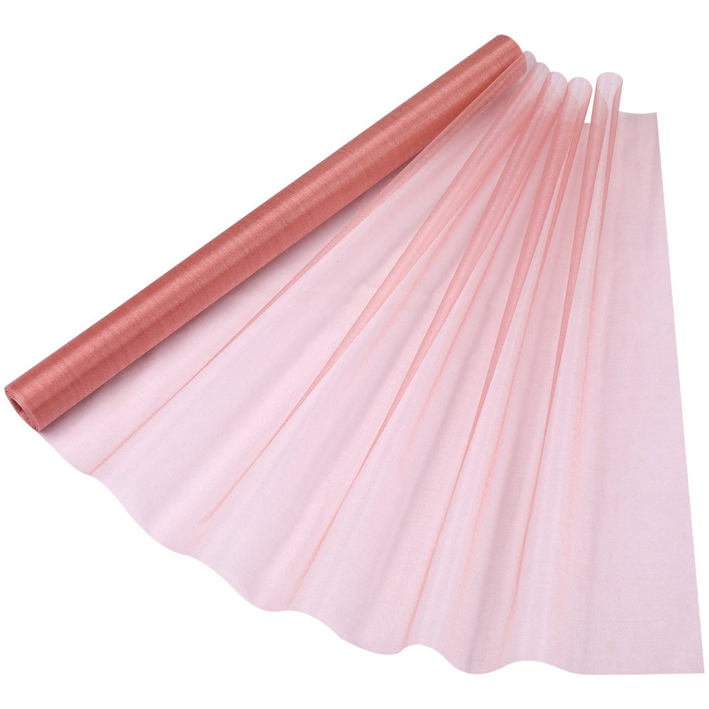 Organza Roll 15mx70cm - Rose Gold