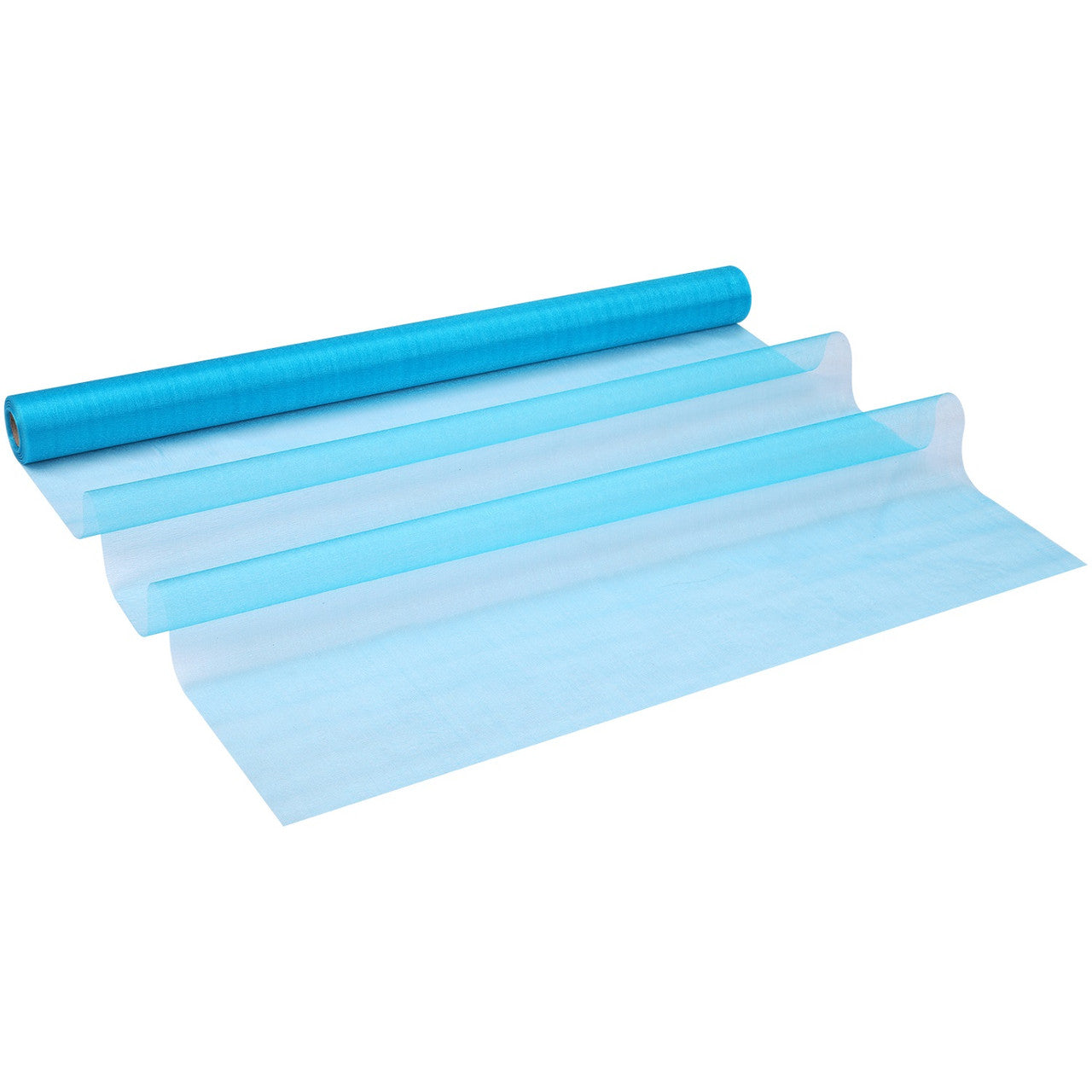 Organza Roll 15mx70cm - Turquoise Blue