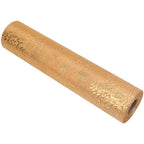 25m x 29cm Organza Roll - Gold Snow Flake Print