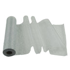 25m x 29cm Organza Roll - White Flocked Design