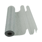 25m x 29cm Organza Roll - White Flocked Design