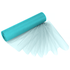 Organza Roll - 25m x 29cm - Aqua Blue