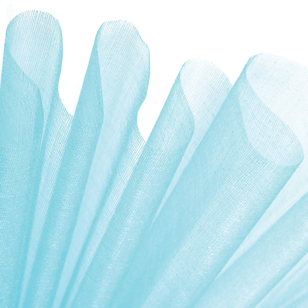 Organza Roll - 25m x 29cm - Aqua Blue