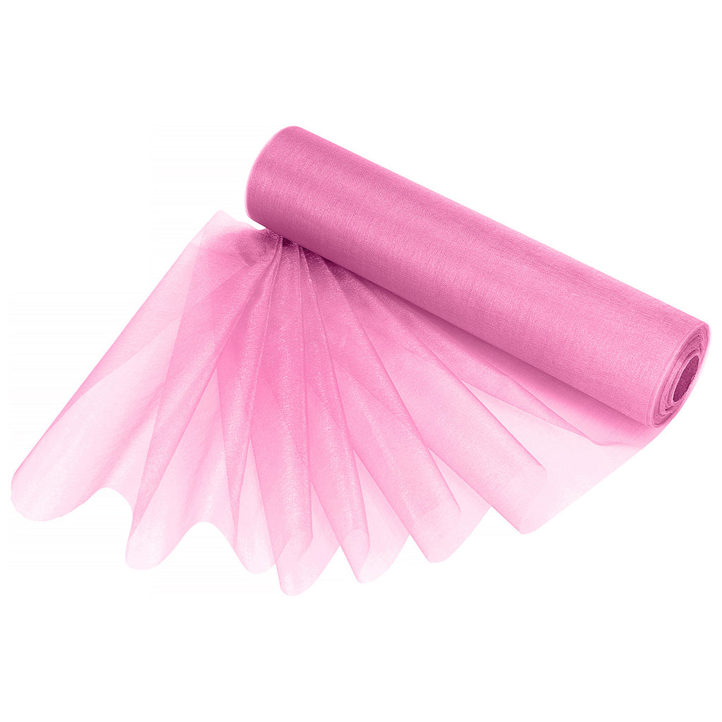 Organza Roll - 25m x 29cm - Baby Pink