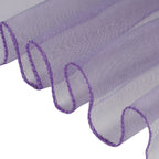 7" x 108" Organza Chair Sash - Dark Purple