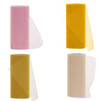 6" Tulle Fabric Roll - Baby Pink & Ivory & Gold &Light Gold  (25Yard)