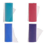 6" Tulle Fabric Roll - Turquoise Aqua & Pink & Baby Blue & Dark Purple (25Yard)