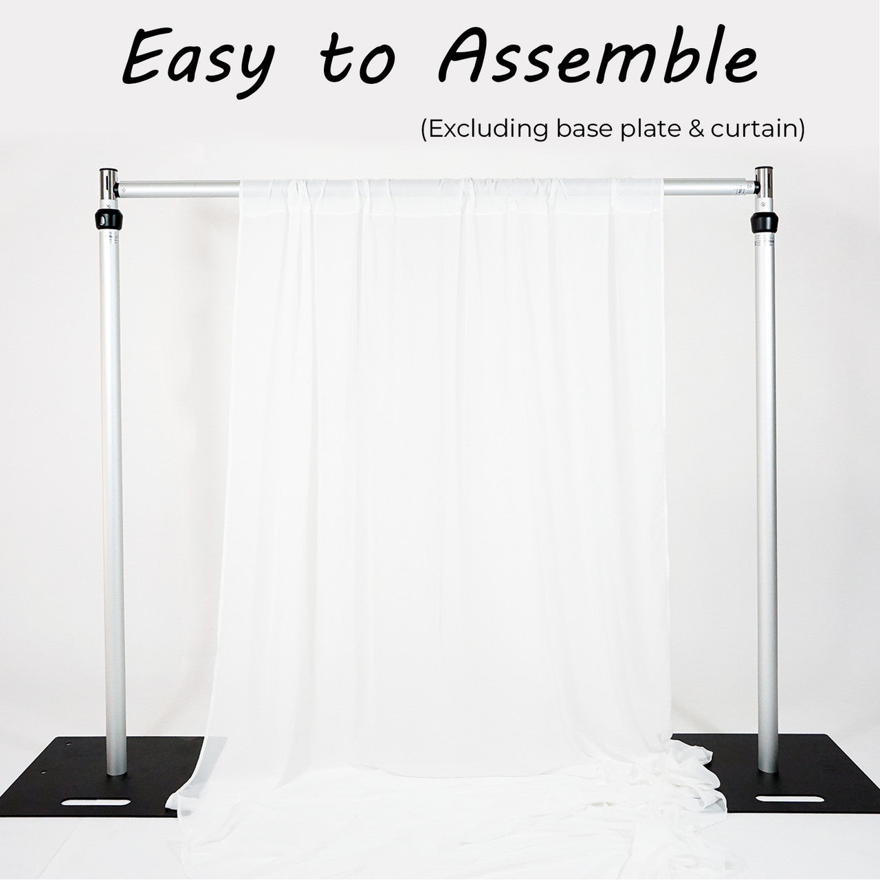 3m x 3m Heavy Duty Pipe and Drape Backdrop Stand