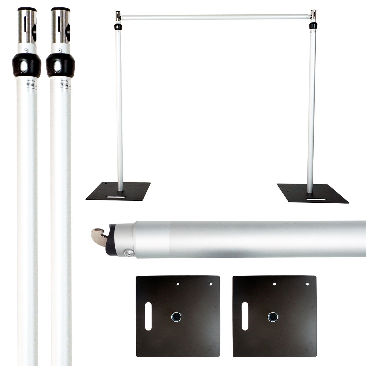 4m x 4m Heavy Duty Pipe and Drape Backdrop Stand