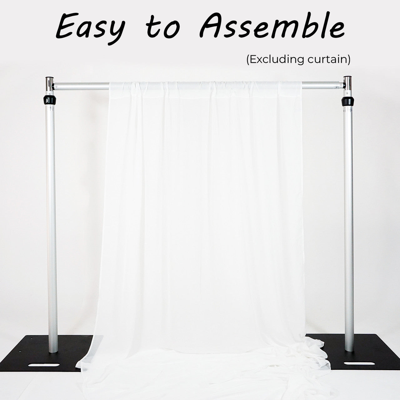 4m x 4m Heavy Duty Pipe and Drape Backdrop Stand