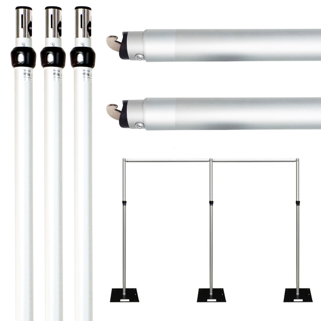 Photo Backdrop Stand Upright & Crossbar Kit  - 8ft x 14ft