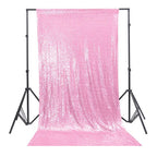 4ft x 9ft Sequin Backdrop Photography - Baby Pink