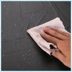 84" Plastic Round Tablecloth - Black