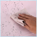 84" Plastic Round Tablecloth - Light Pink