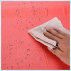84" Plastic Round Tablecloth - Red