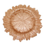 Round Charger Plate - Vintage Rose Gold x 6