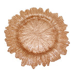 Round Charger Plate - Vintage Rose Gold x 6