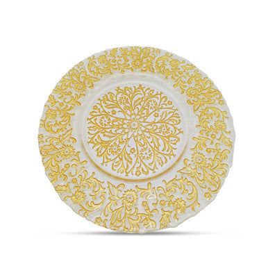 Round Charger Plate - Royal Gold x 6
