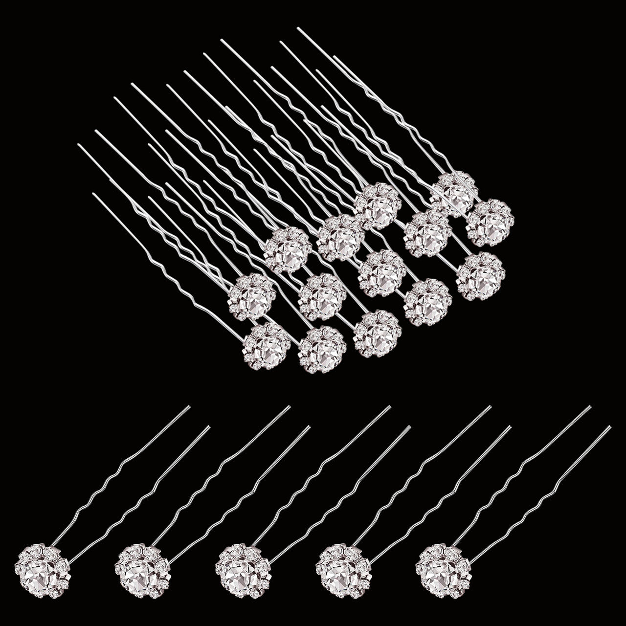 Crystal Bridal Hair Pins