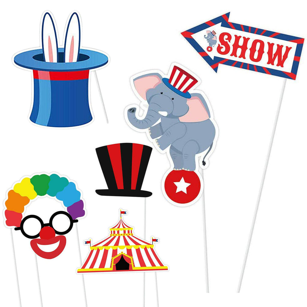 Circus Carnival Party Booth Props - 27pcs