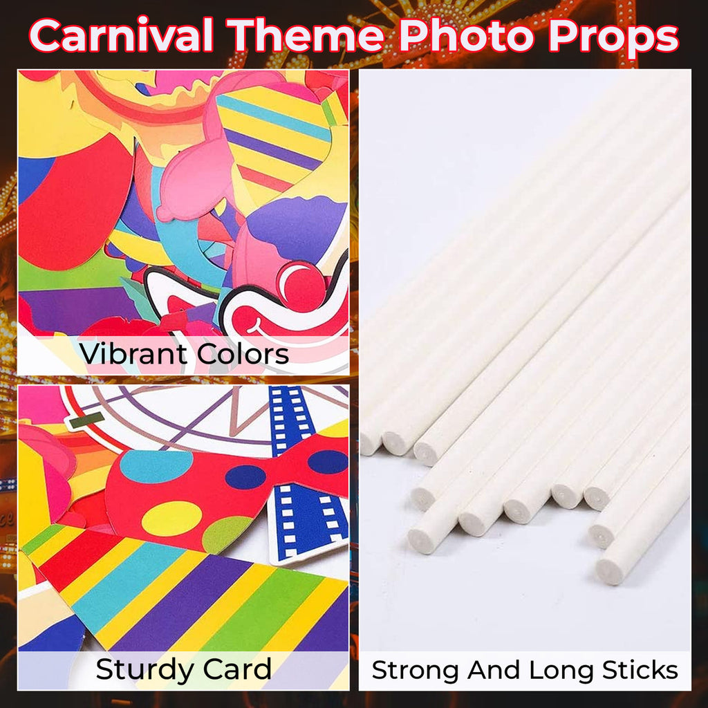 Circus Carnival Party Booth Props - 27pcs