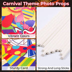 Circus Carnival Party Booth Props - 27pcs