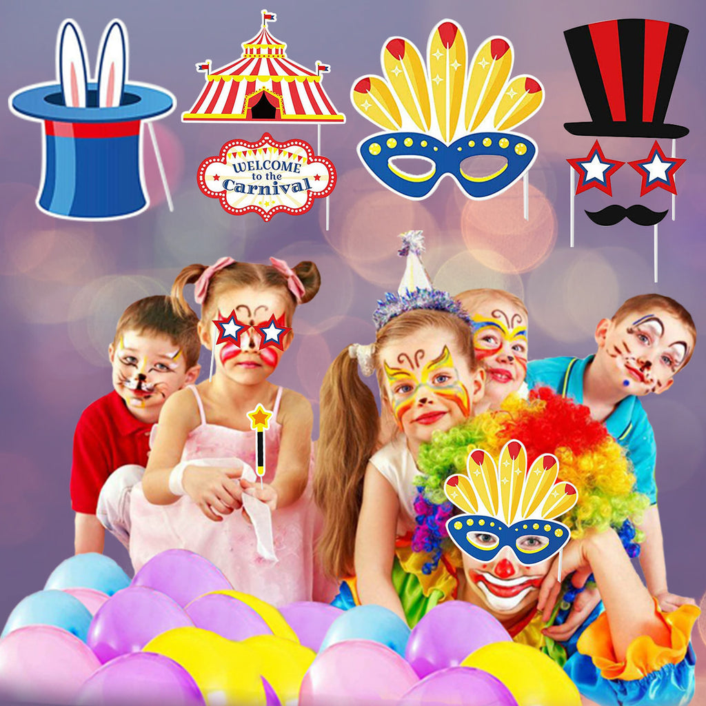 Circus Carnival Party Booth Props - 27pcs