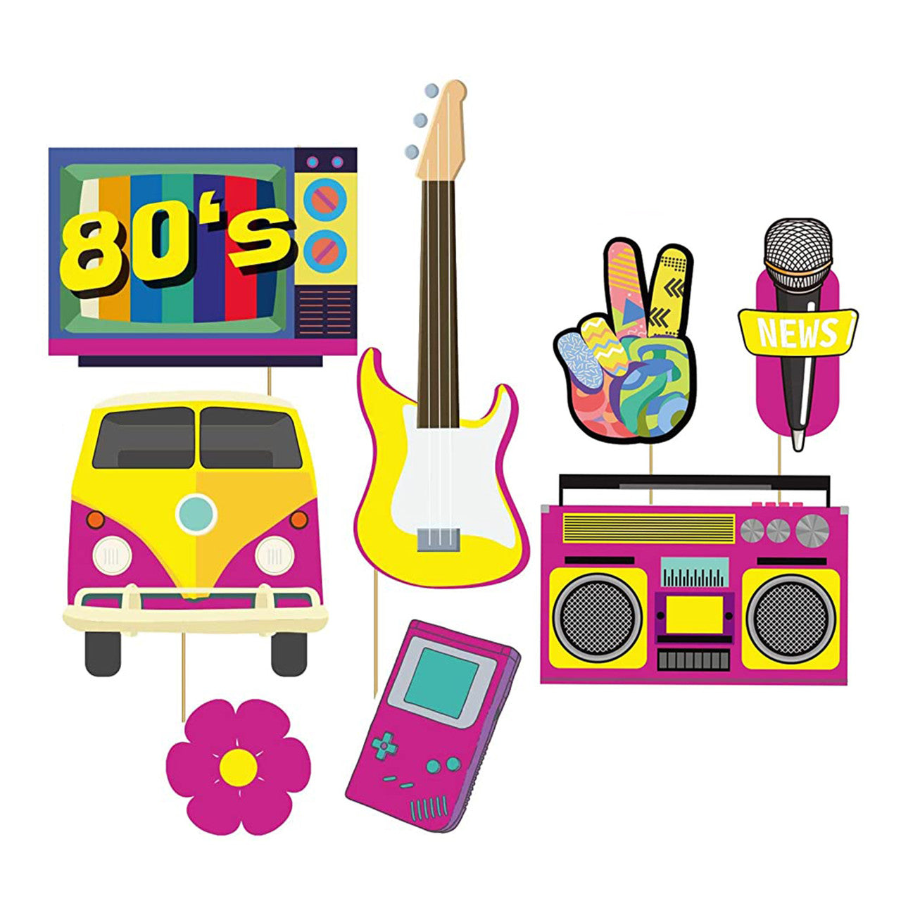 Disco Party Props - 33Pcs