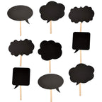 10pc Write-On Speech Bubbles Photo Booth Cardboard Party Props