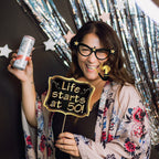 50th Birthday Photo Booth Props - 21pcs