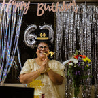 60th Birthday Photo Party Booth Props - 21pcs