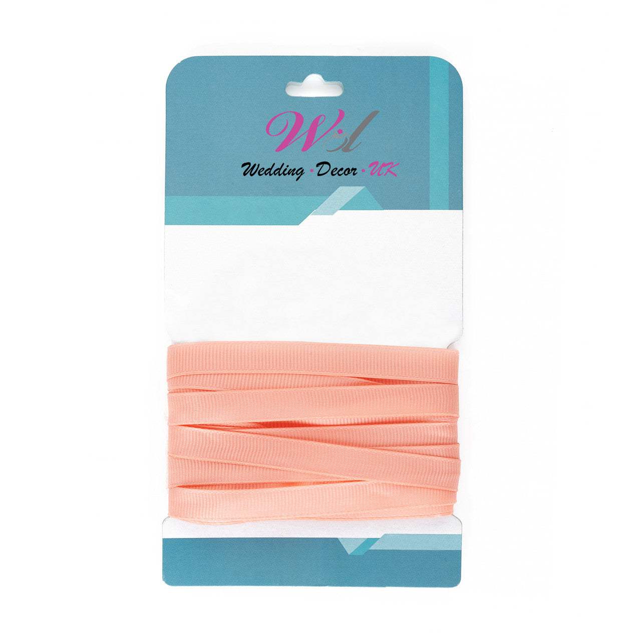 Double Sided Grosgrain Ribbon - Peach