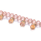 Baby Pink Beaded Belt