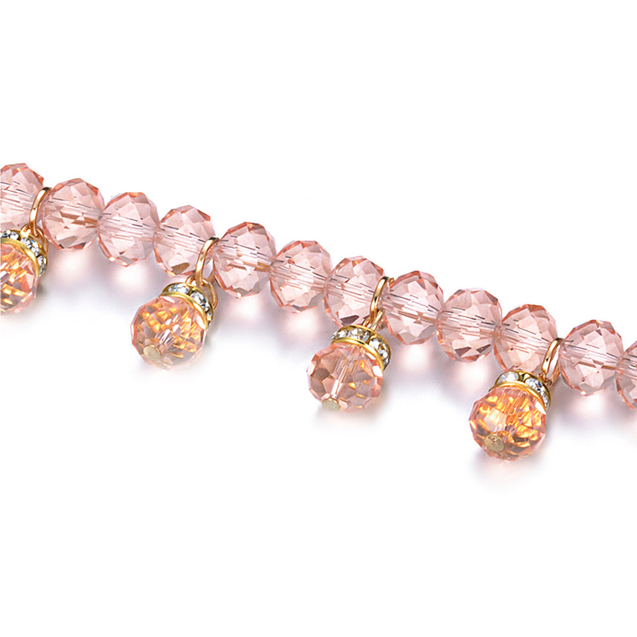 Baby Pink Beaded Belt
