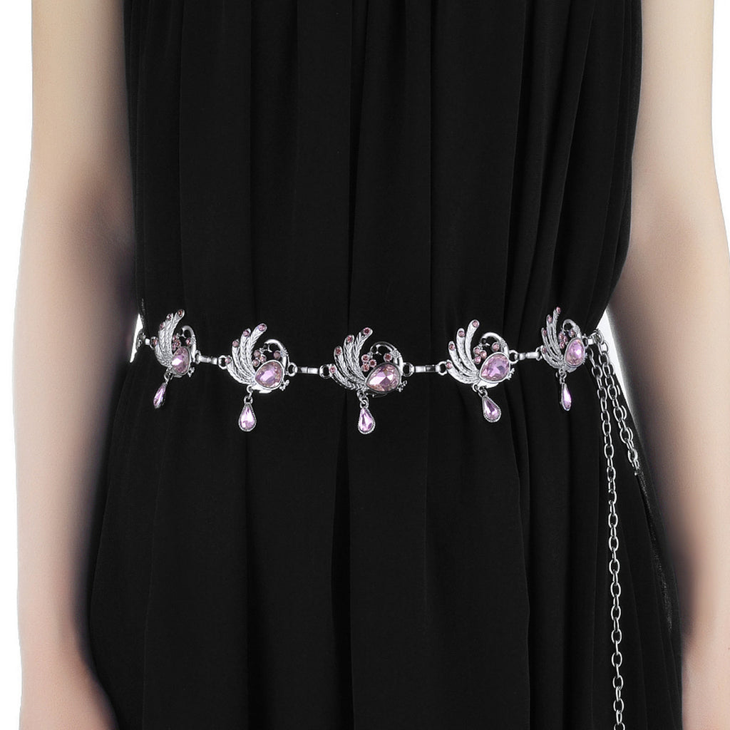 Peacock Belt - Pink