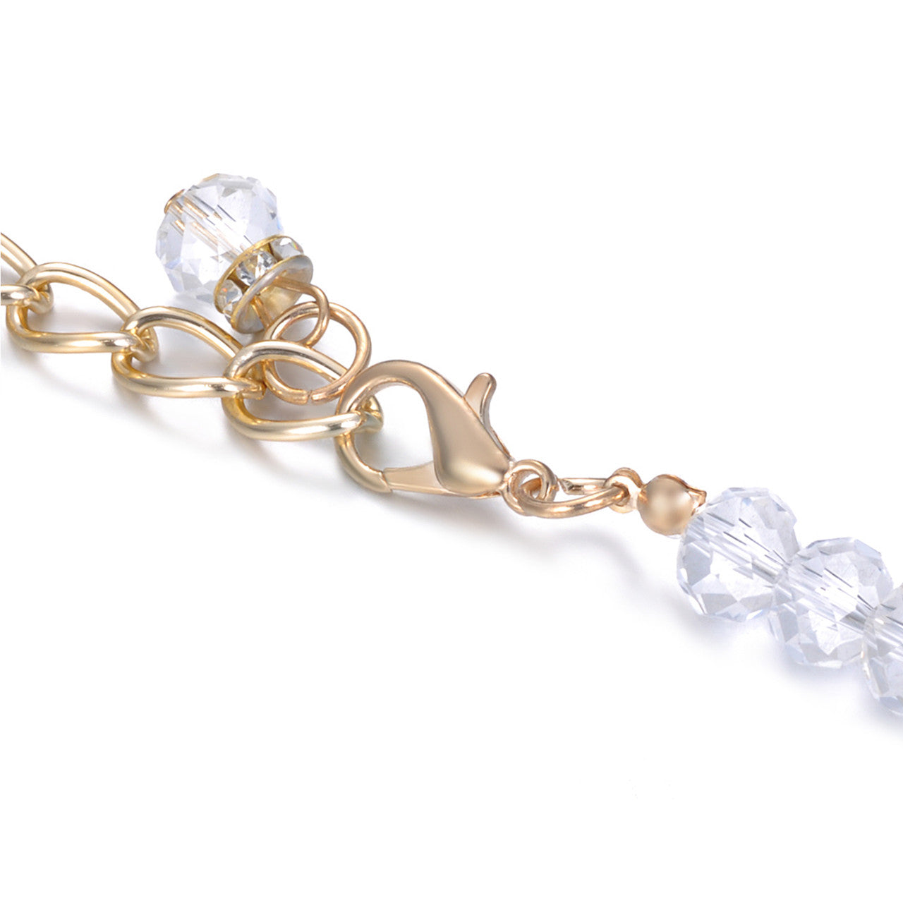 Clear Beaded Belt
