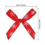 2pcs Christmas Random Ribbon Bow Set