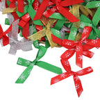 2pcs Christmas Random Ribbon Bow Set