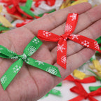 2pcs Christmas Random Ribbon Bow Set
