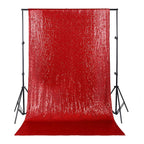 4ft x 9ft Sequin Backdrop Photography - Red
