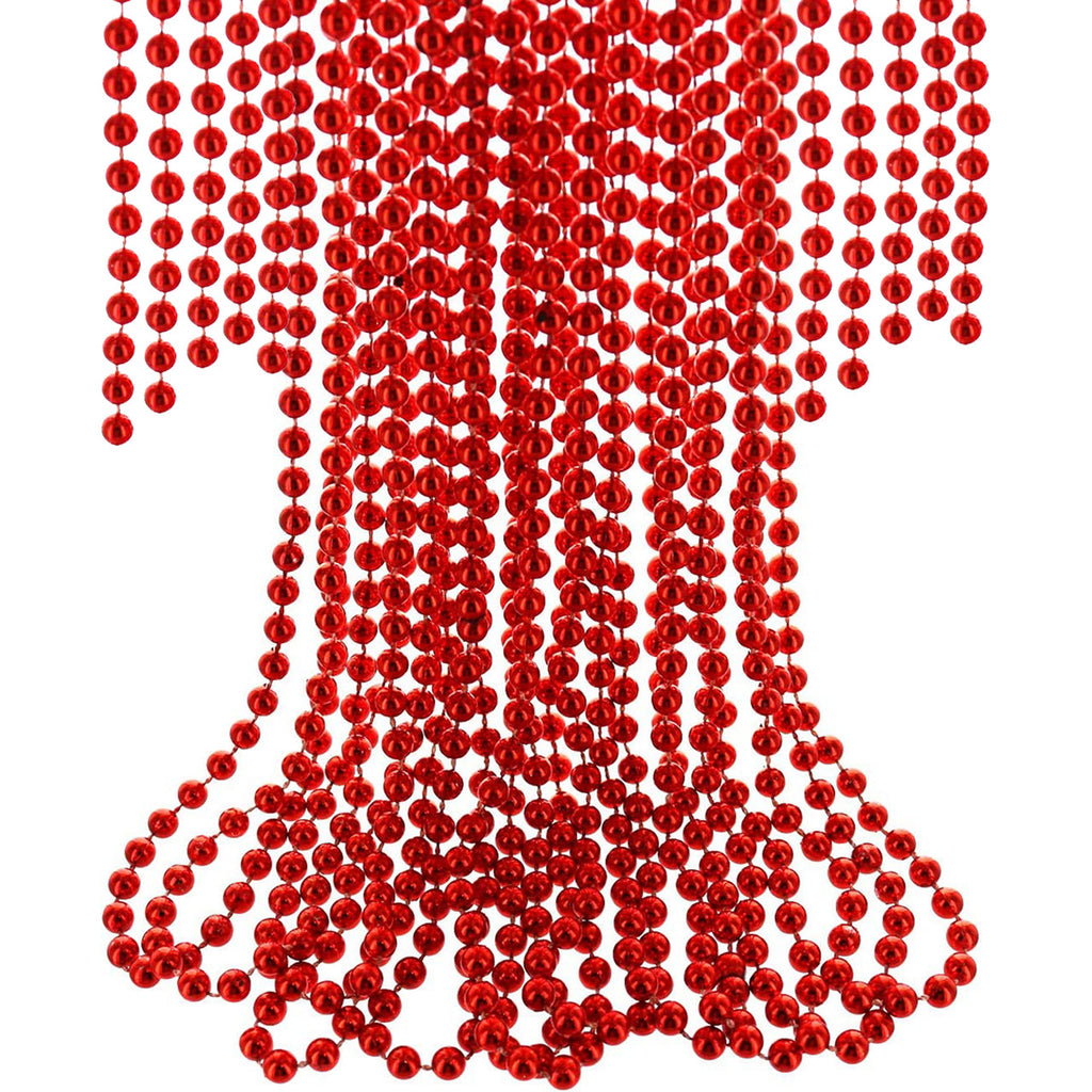 Christmas Bead Chain Garland - Red