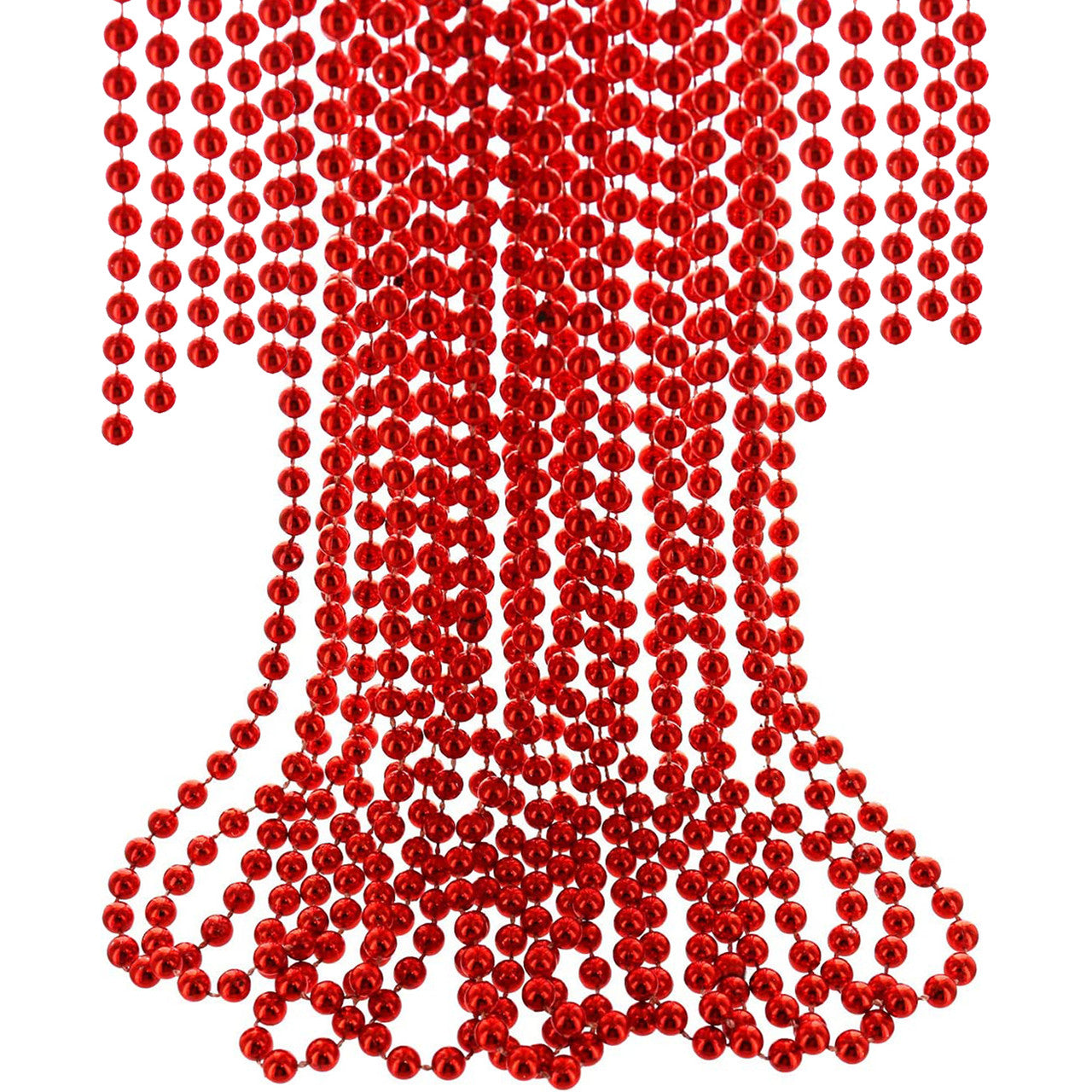Christmas Bead Chain Garland - Red