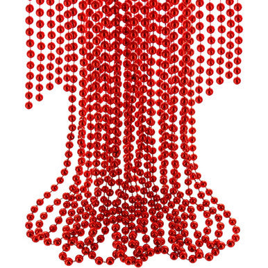 Christmas Bead Chain Garland - Red
